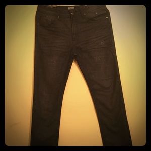 Skinny parish NATION DENIM BLACK JEANS